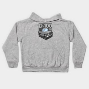 D100 - 1976 (Silver Cloud Iridescent) Kids Hoodie